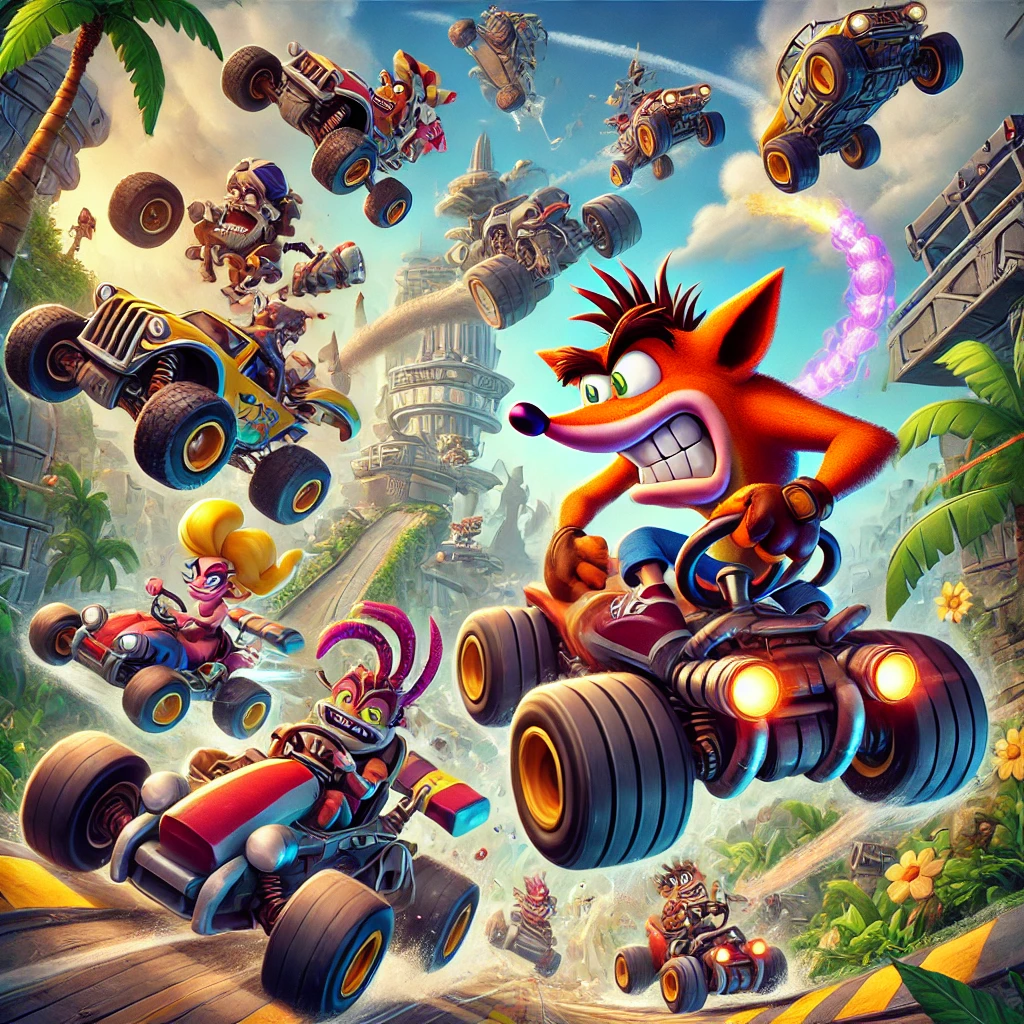 Kegilaan Crash Tag Team Racing Balapan yang Seru dan Unik